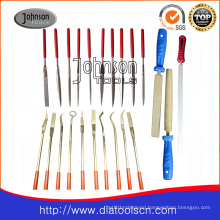 Electroplated diamond file: diamond tool